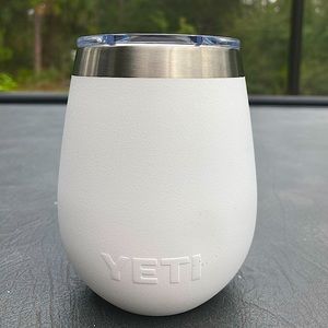 Yeti 10 oz Wine Tumbler, Rambler. White